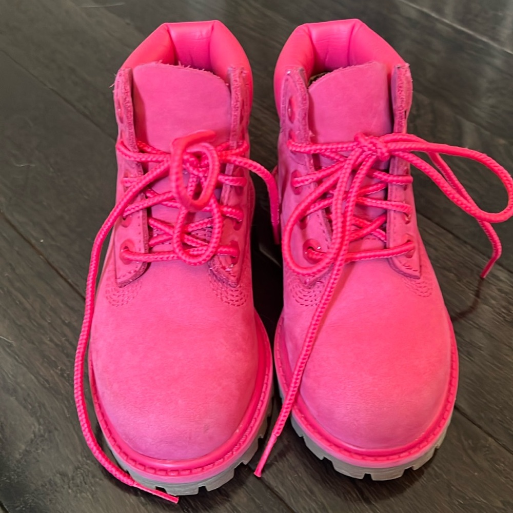 Pink Timberlands